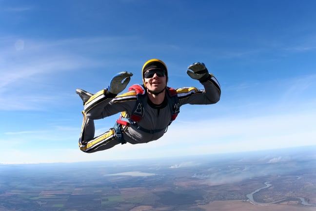 Skydiving photo.